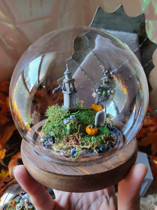 Halloween Cemetery Dome #3