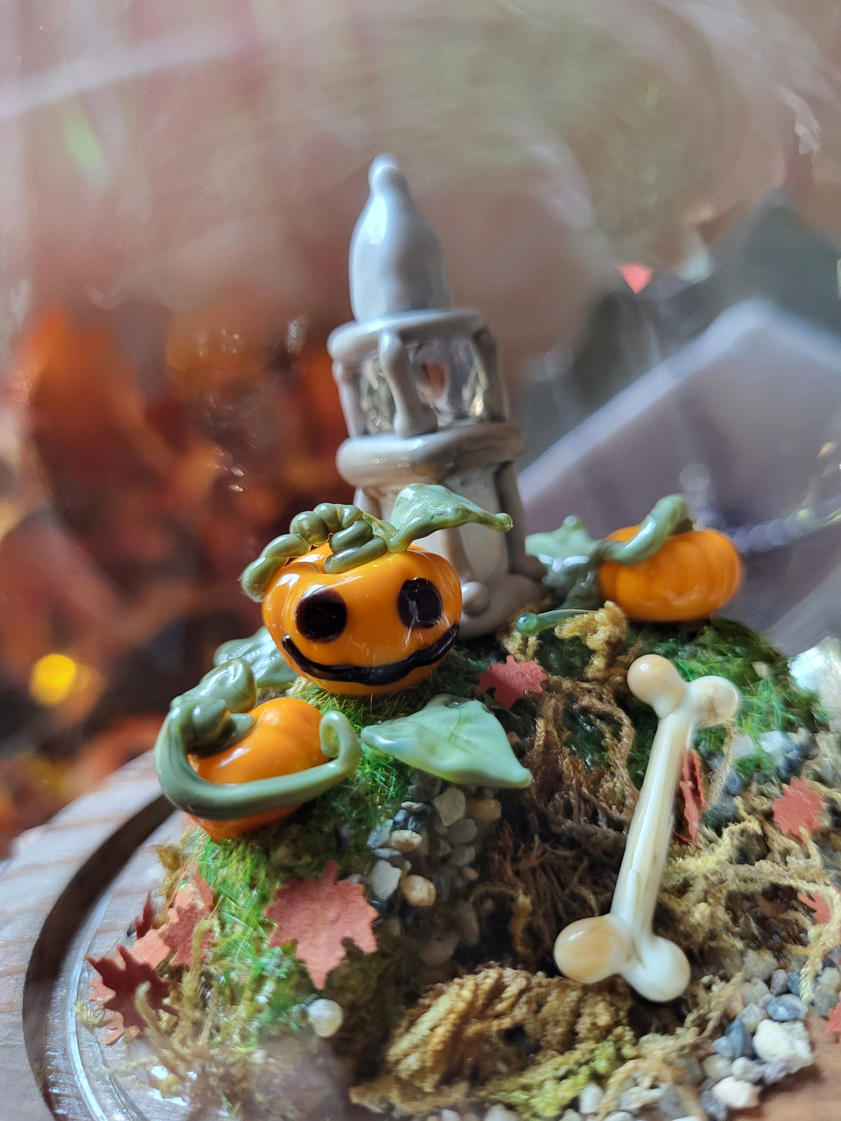 Halloween Cemetery Dome #4