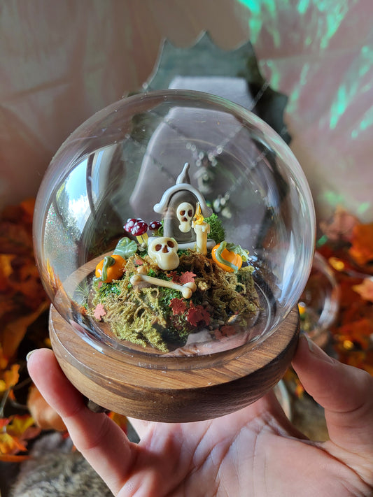 Halloween Cemetery Dome #2