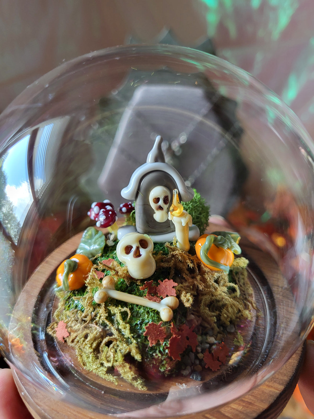 Halloween Cemetery Dome #2