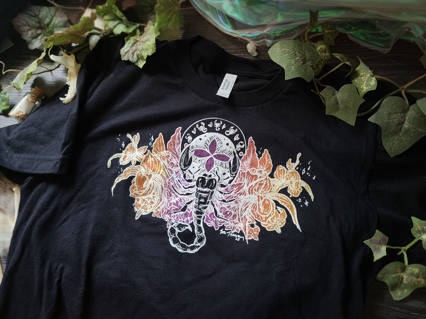 Little Scorpion Black Unisex Shirt