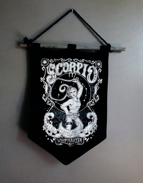 Scorpio Dark Zodiac Bigger Banner