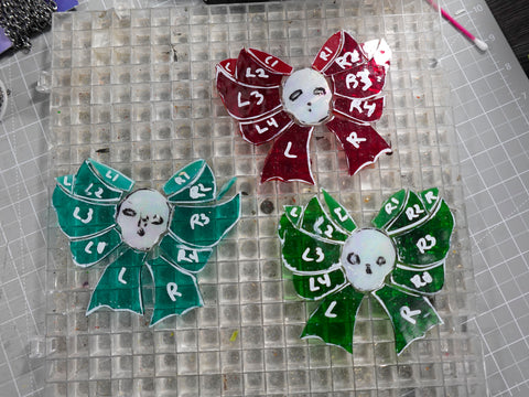 *PREORDER* Creepmas Bow Stained Glass!