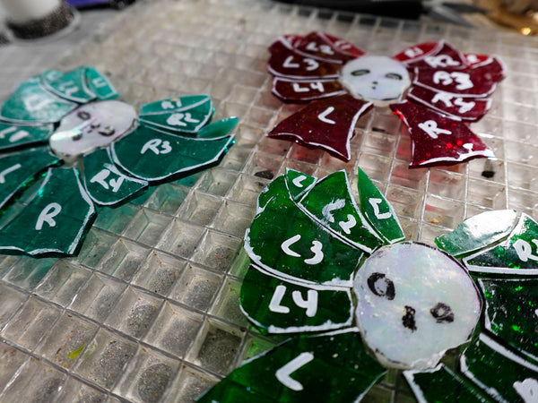 *PREORDER* Creepmas Bow Stained Glass!