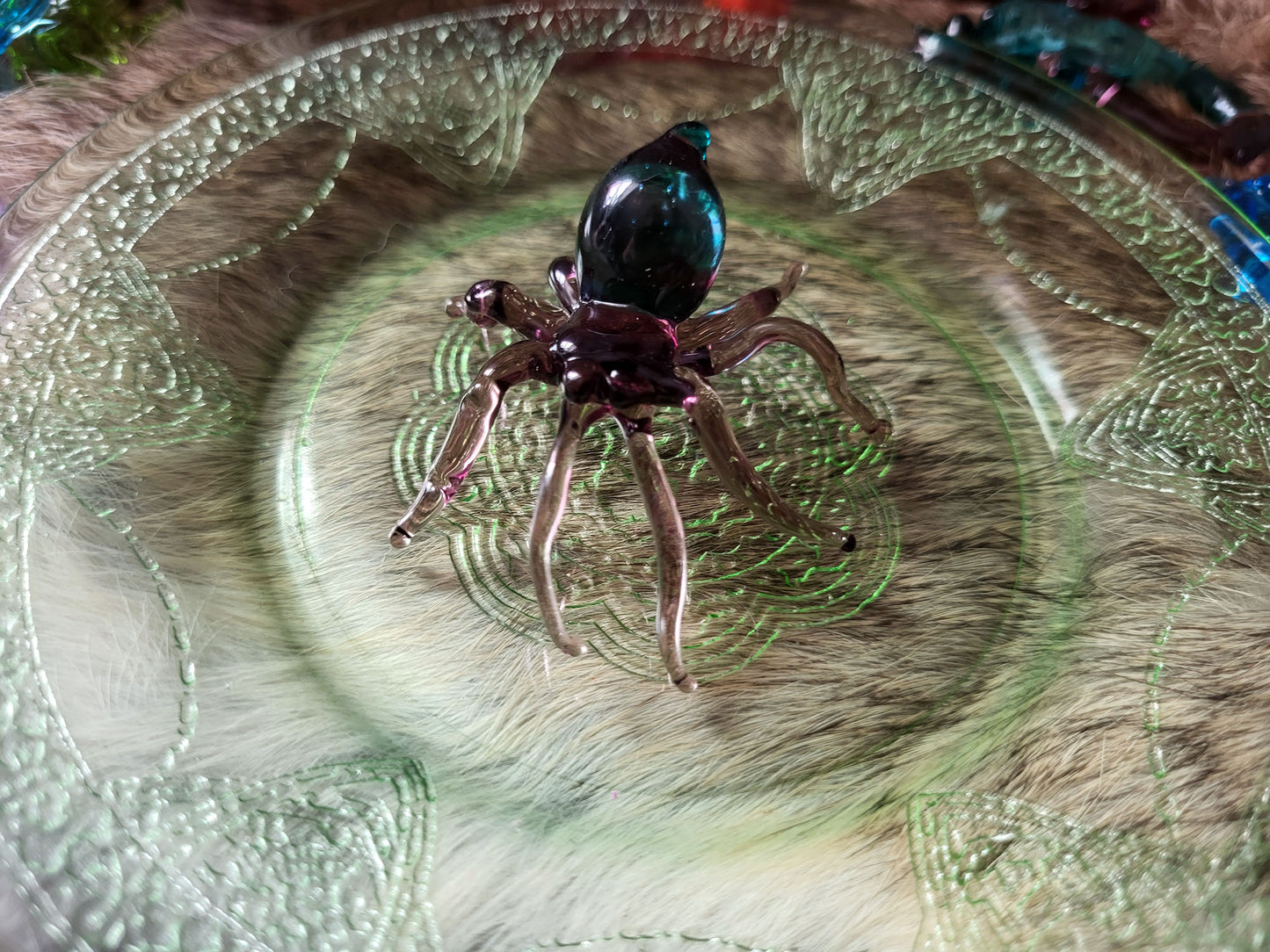 Glass Gummy Spider
