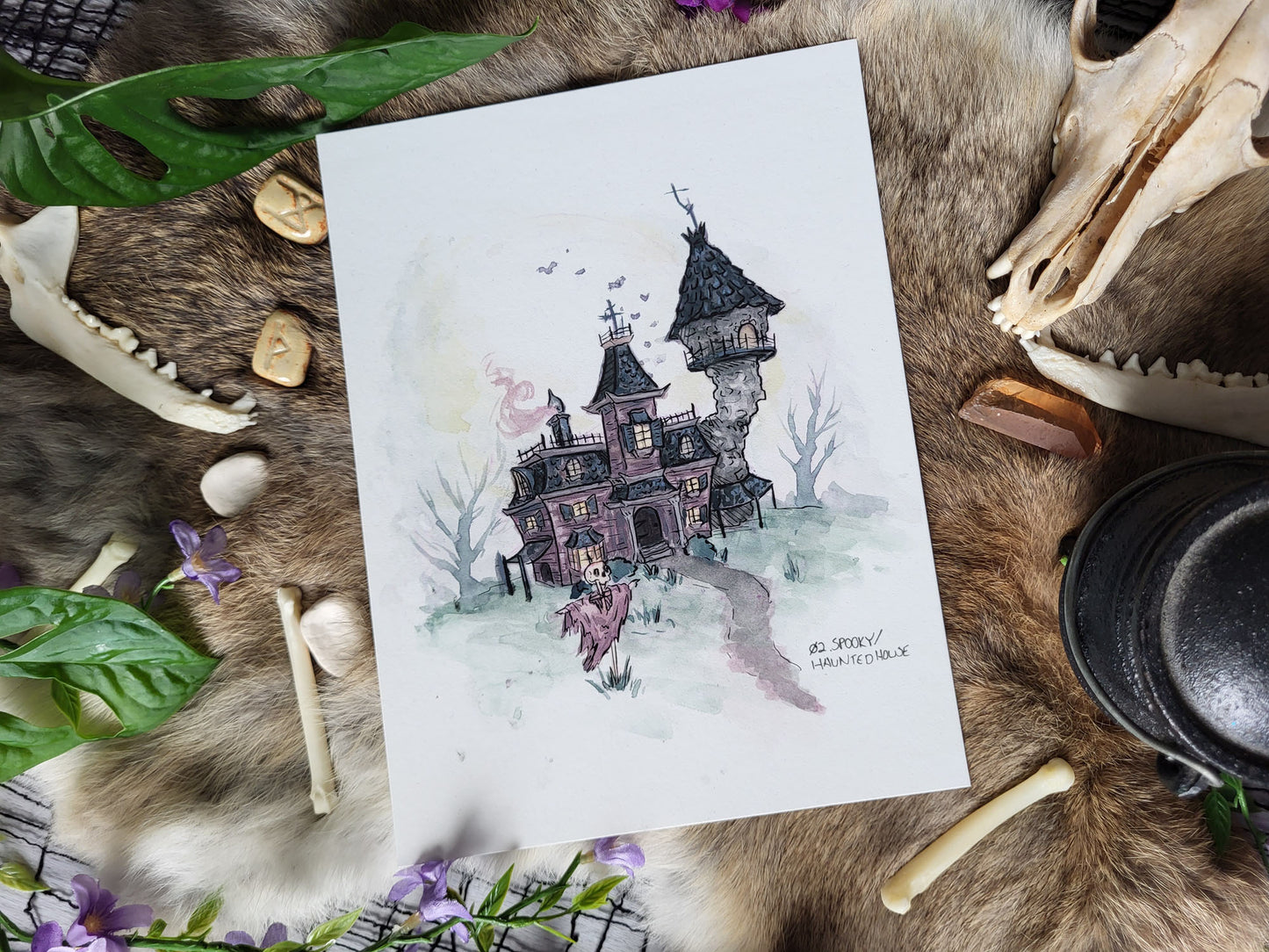 Spooky House Fine Art Print