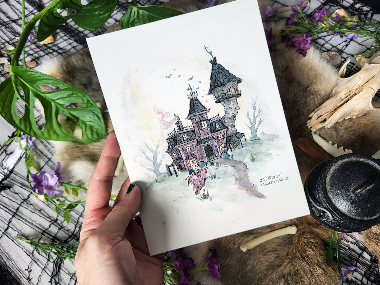 Spooky House Fine Art Print