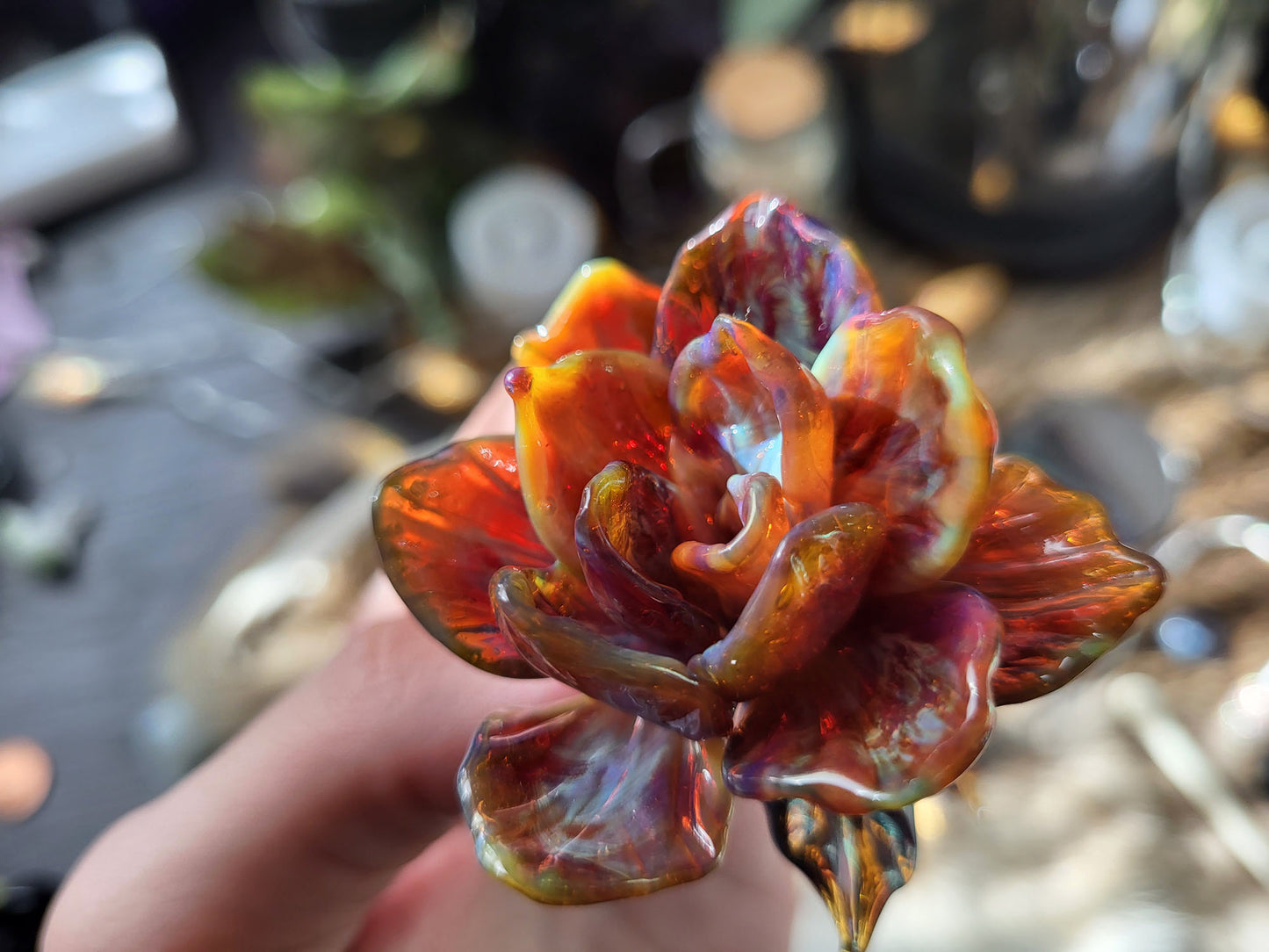 Eternal Love Glass Roses