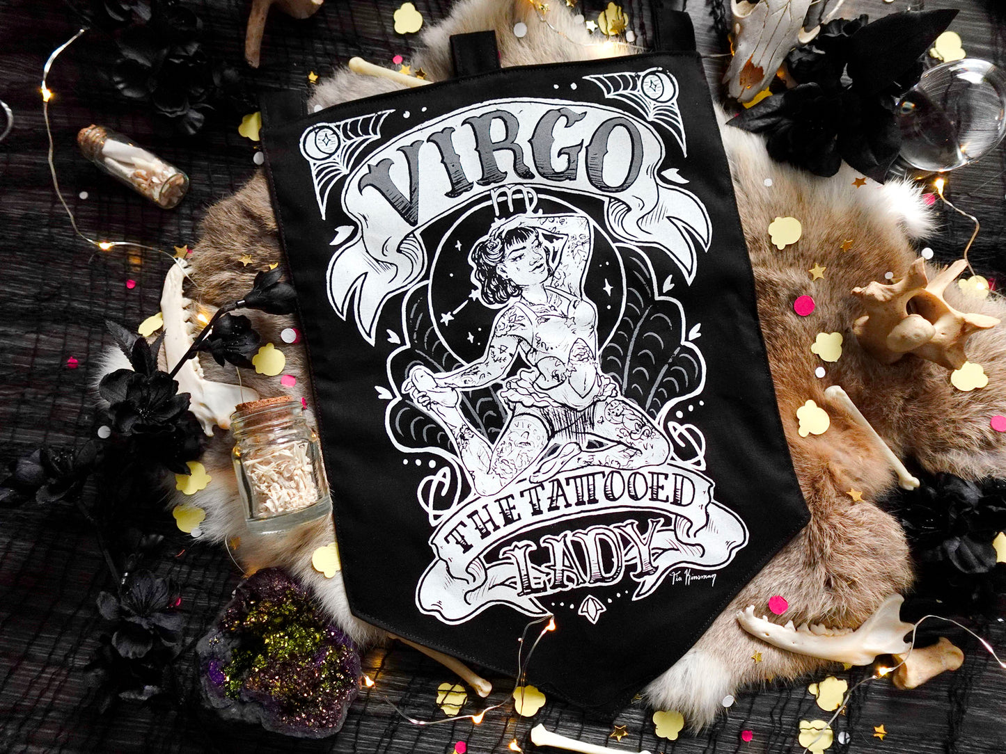 Virgo Dark Zodiac Bigger Banner