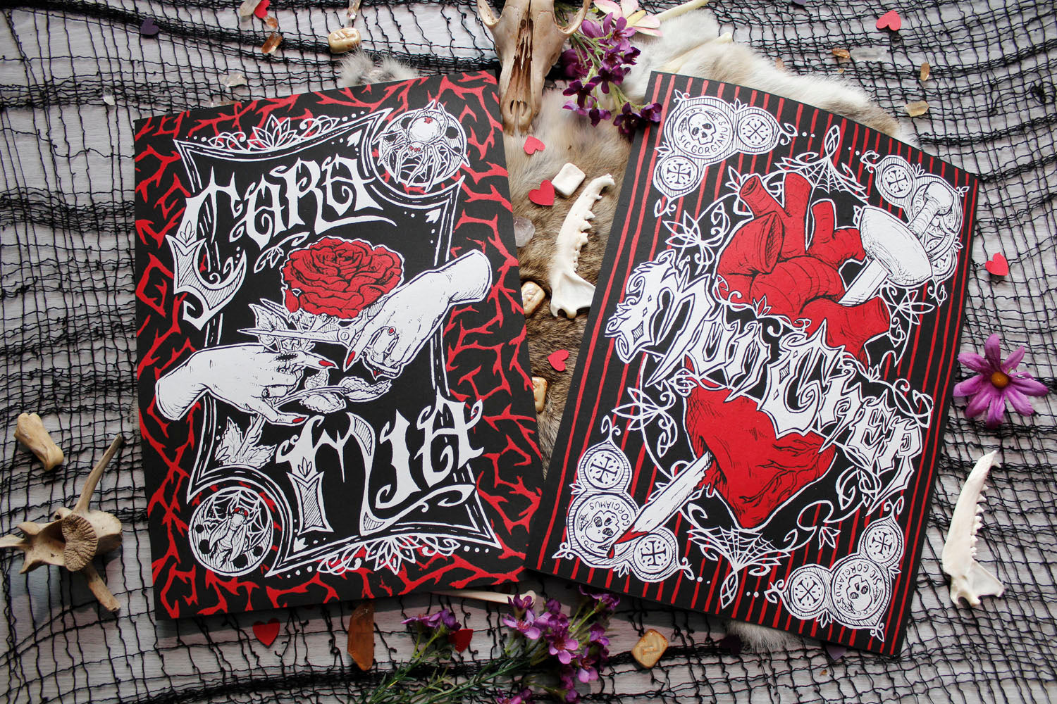 Addams Valentines Large Print Set