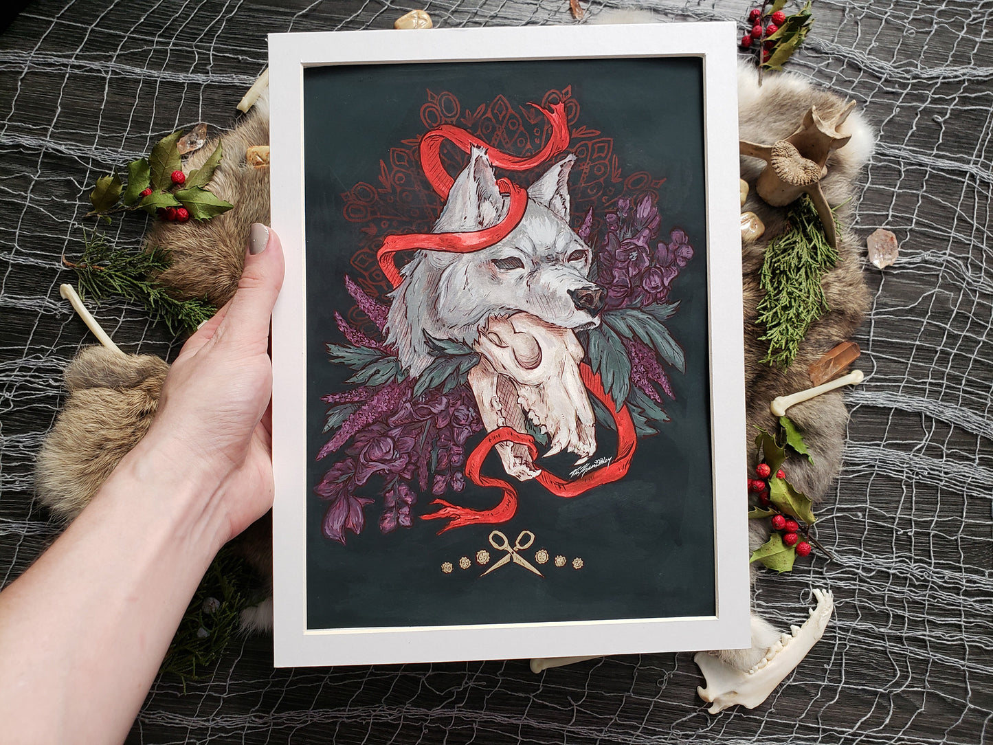 Bad Wolf Original Painting