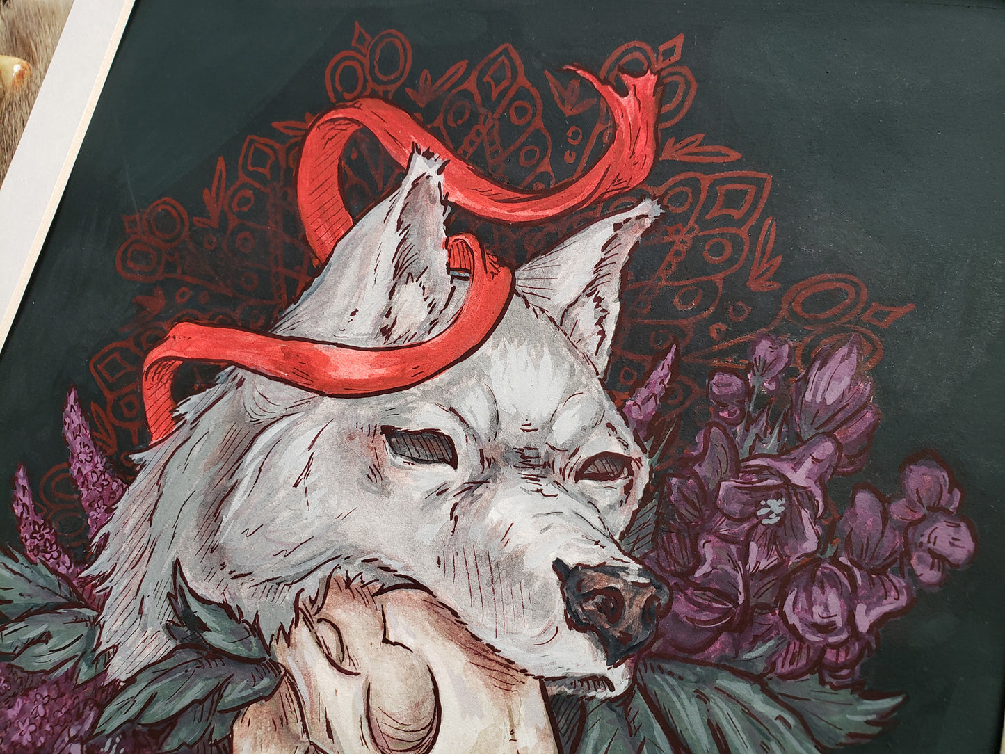 Bad Wolf Original Painting