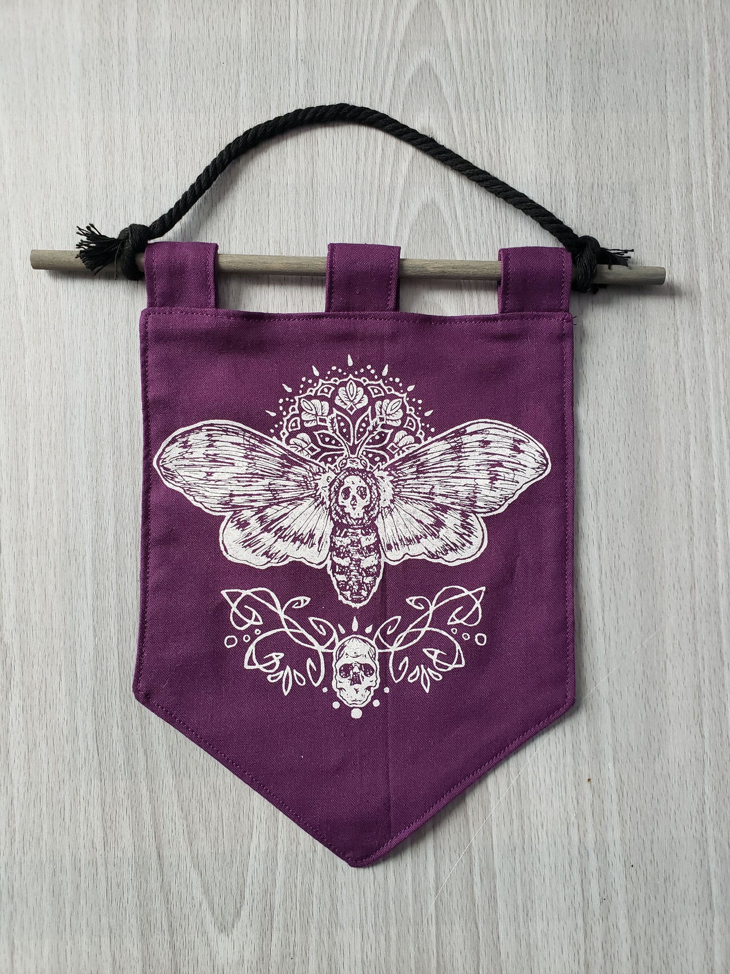 Death's Head Hawk Moth Bitty Banner
