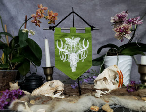 Deer Skull Bitty Banner