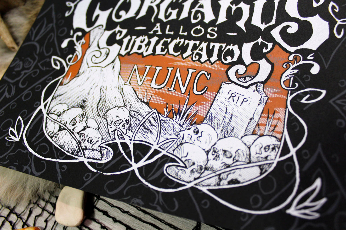 We Feast Hand Screen Printed Fine Art Print