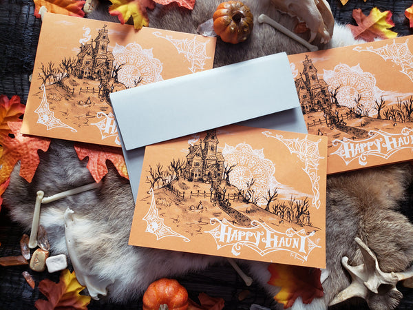Happy Haunt! Halloween Greeting Cards
