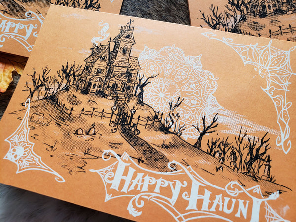 Happy Haunt! Halloween Greeting Cards