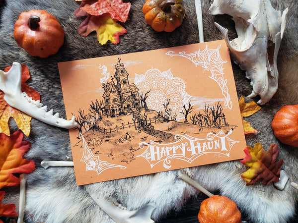 Happy Haunt! Halloween Greeting Cards