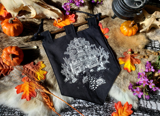Spooky Haunted House Halloween Bitty Banner