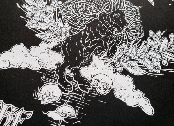 Season of the Witch Hand Screen Printed Fine Art Print