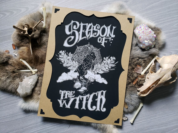 Season of the Witch Hand Screen Printed Fine Art Print