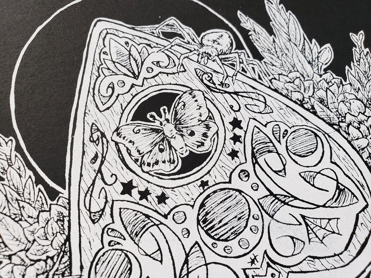 Planchette Hand Screen Printed Fine Art Print