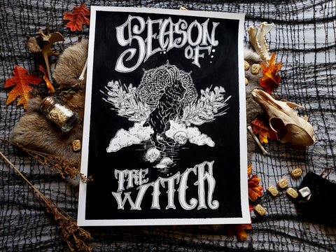 Season of the Witch Black Phillip Original Pen and Ink Drawing