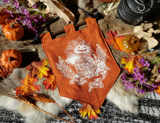 Pumpkin Jack-in-the-box Halloween Bitty Banner