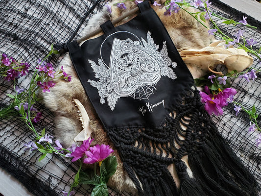 Planchette Macrame Fringe Banner